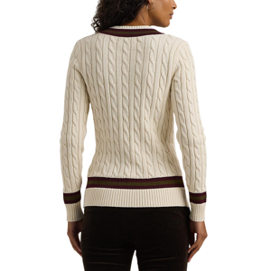 Lauren Ralph Lauren Cable-Knit Cotton Cricket Sweater